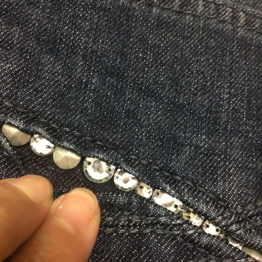 Aeropostale Jeans Boot Cut Bling Pocket Detail - Picture 9 of 14